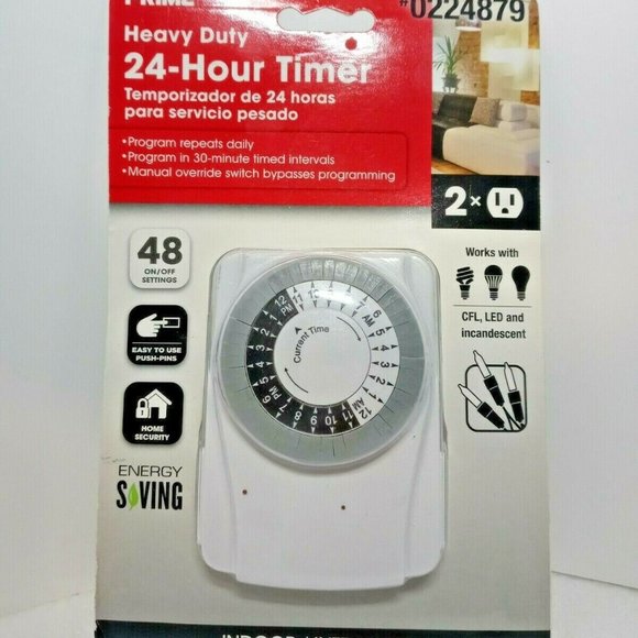 PRIME Heavy Duty 24-Hour Timer #0224879 - Picture 1 of 7